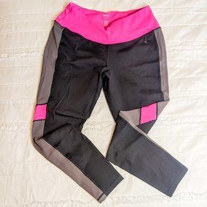 ~*Torrid Active Pink Gray Black Leggings - Size 1*~